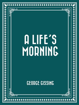cover image of A Life's Morning